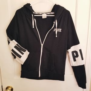 PINK Black Sweatsuit